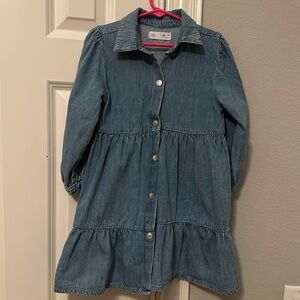 ZARA- very cute denim dress size 3-4 104 cm. Excellent condition. Wearing once.
